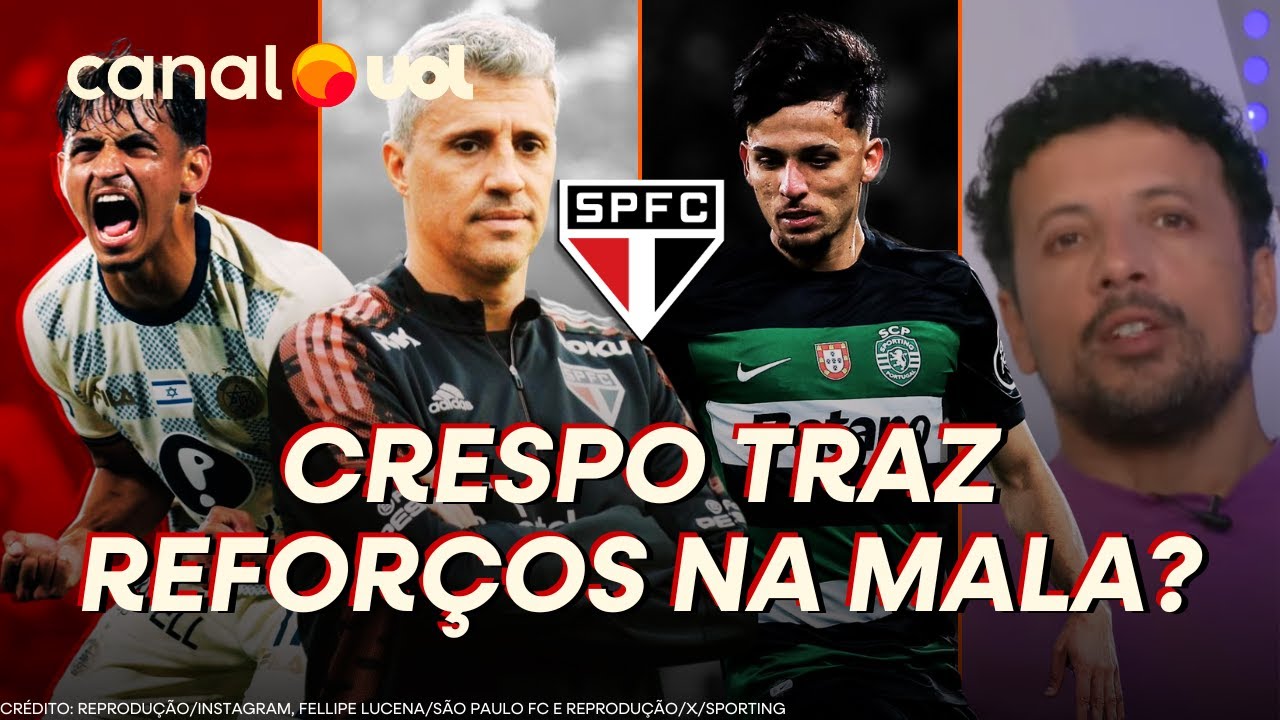 SÃO PAULO SE MANTÉM NO MERCADO COM CHEGADA DE CRESPO; BIEL E PATATI PODEM VIR? HERNAN CONTA