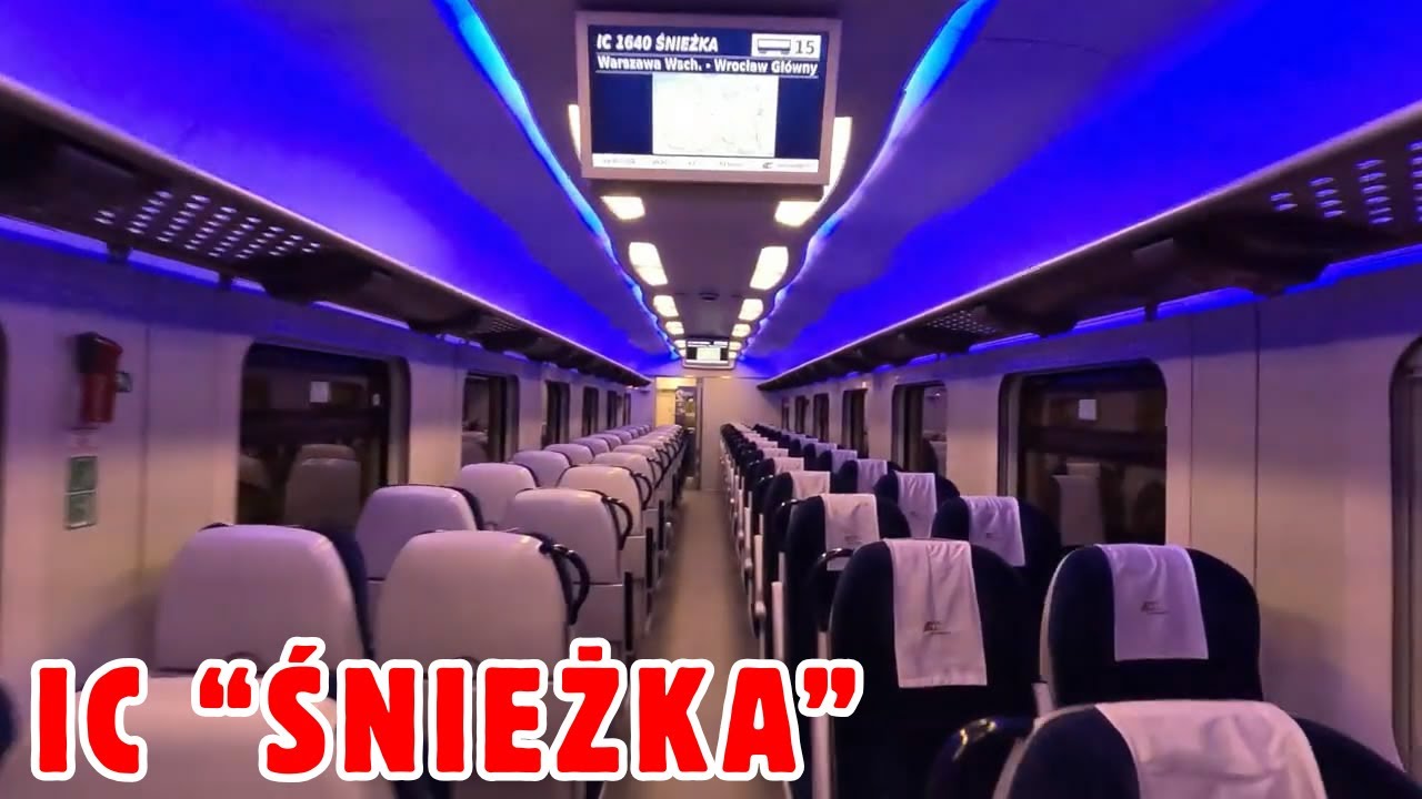 Przejazd pociągiem IC Śnieżka do Wrocławia. Porównanie z Dart