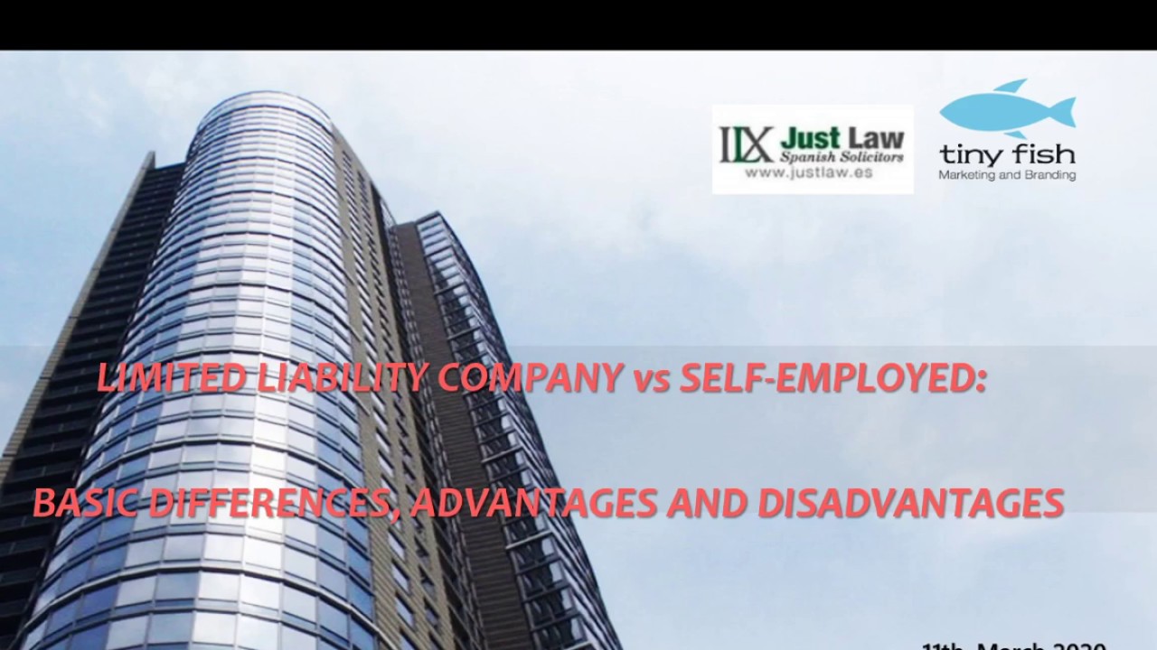 Autonomo / Self Employed v Ltd Company in Spain by Just Law Solicitors
