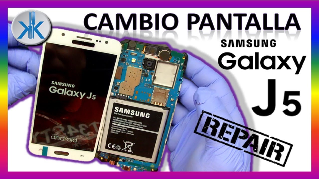👍 Samsung Galaxy J5 CAMBIAR PANTALLA
