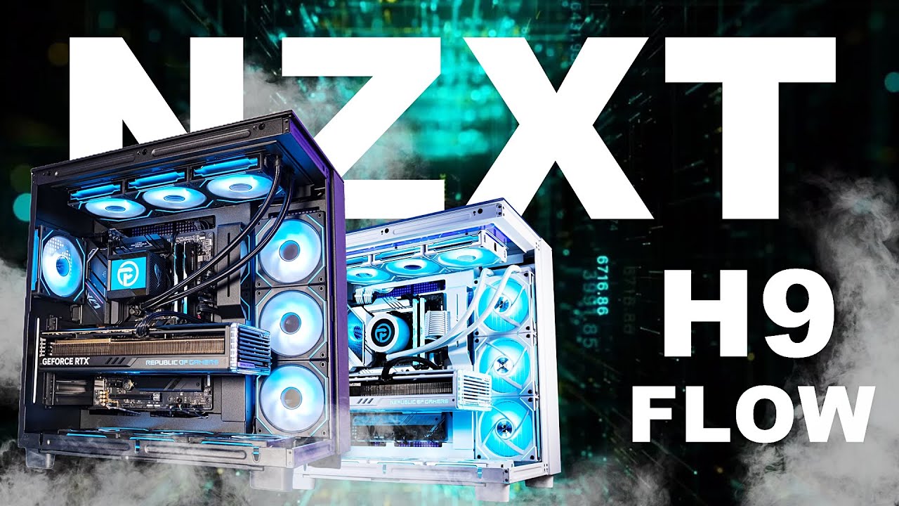 MONTAGEM COMPLETA |  NZXT H9 FLOW BLACK