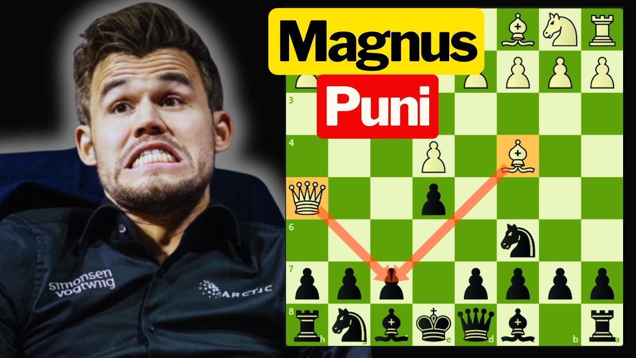 🔥Carlsen a Tenté le MAT DU BERGER 👉Contre un Prodige de 16 Ans, Mais...
