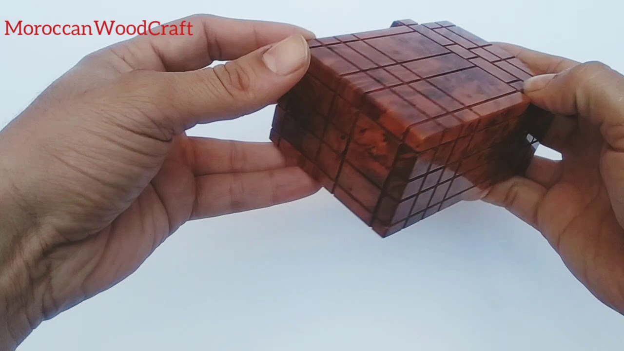 Wooden Puzzle Box, Hard to open