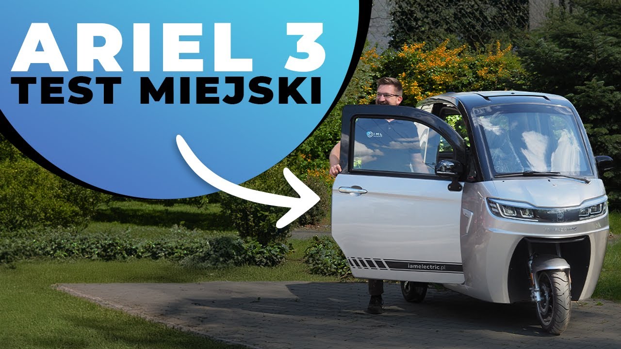 Sprawdź z iamelectric test miejski microcara Ariel 3.0
