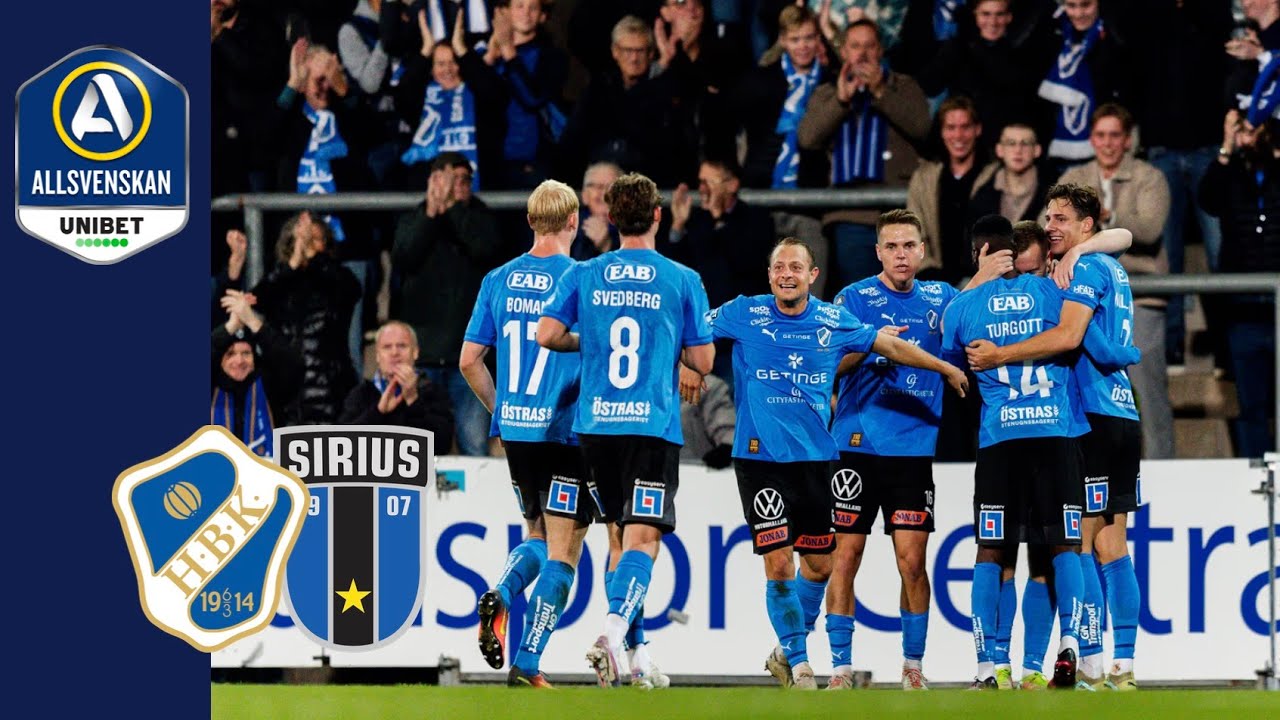 Halmstads BK - IK Sirius (3-1) | Höjdpunkter