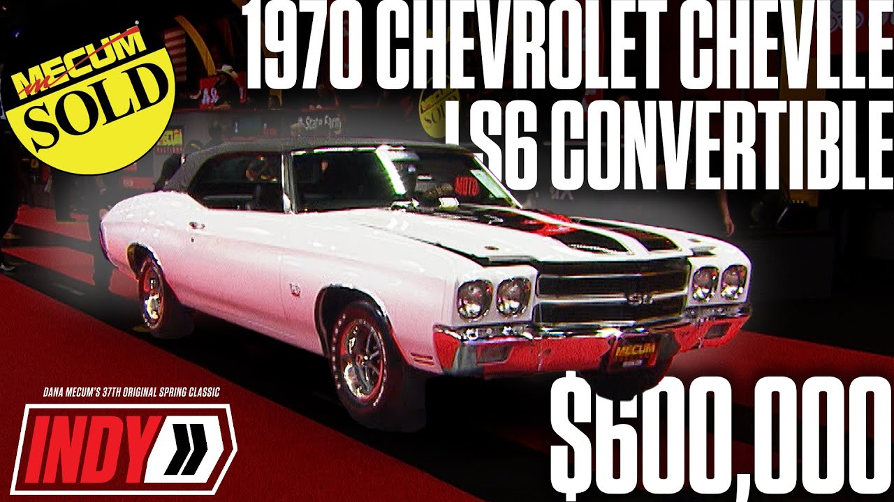 SOLD for $600,000 - 1970 Chevrolet Chevelle LS6 Convertible