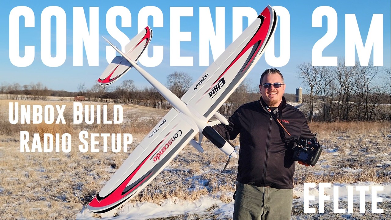 E-flite - Conscendo - 2m - Unbox, Build, & Radio Setup