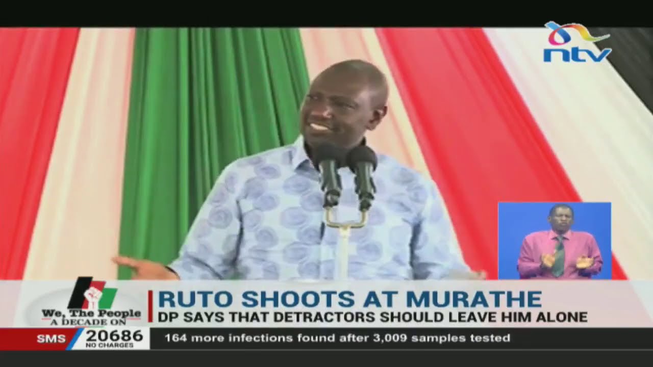 DP Ruto calls Jubilee Party Vice Chairman David Murathe a conman and a fraud