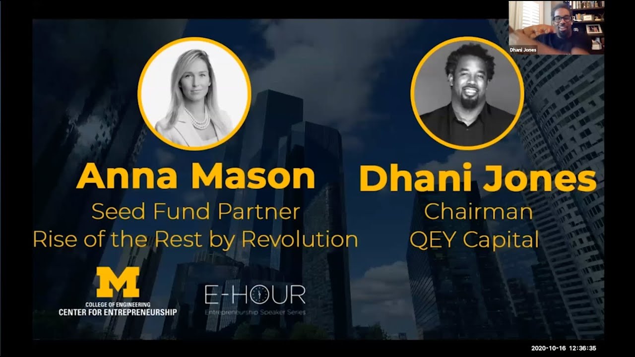 EHour | Anna Mason & Dhani Jones | Rise of the Rest Seed Fund & QEY Capital