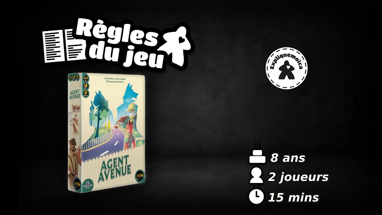 🕵️ Agent avenue 🏃 règle du jeu #iello #expliquemoica