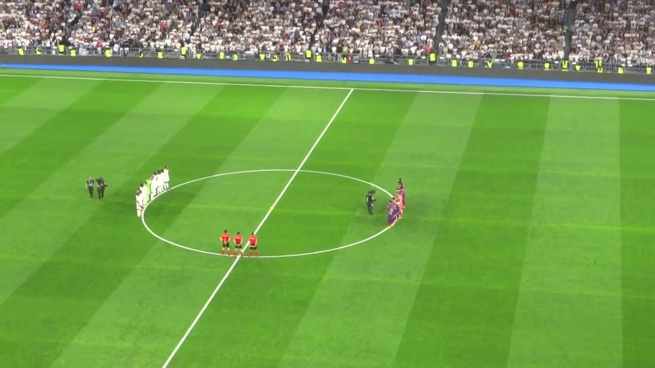 Real Madrid - Barcelona: minuto de silencio por Gil (temporada 2023-24)