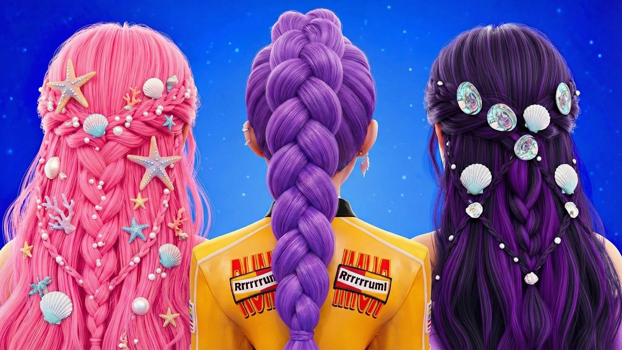 Преображение в стиле K-Pop демона ✨ От русалки до айдола в стиле Руми!