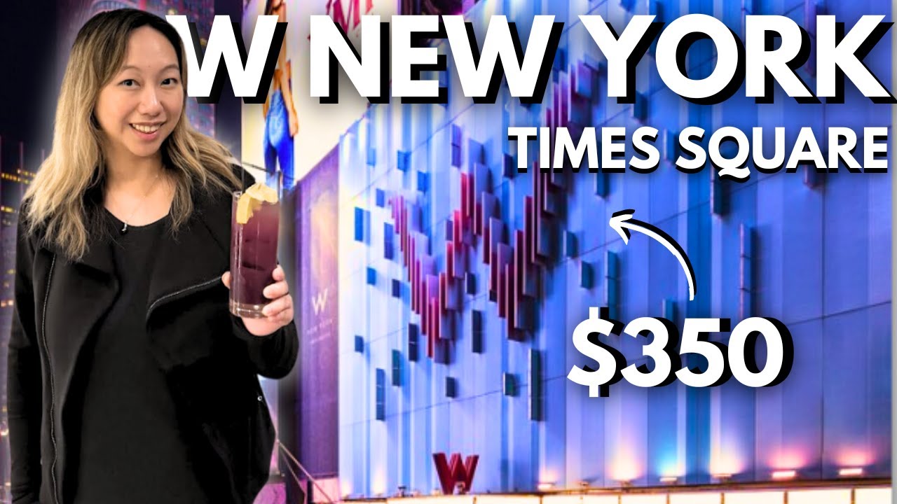 W Hotel New York: Лучший отель на Таймс-сквер?! Экскурсия по чудесным люксам | Где остановиться в...