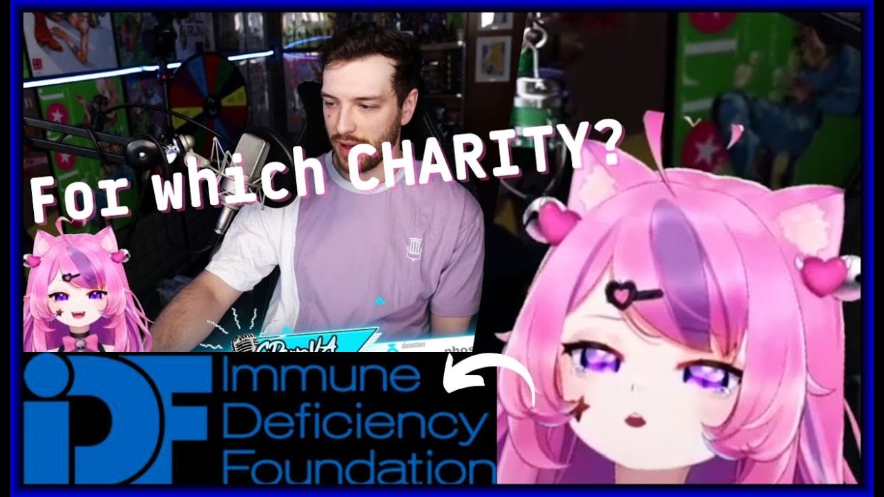 Ironmouse teared up when she realized CDawgVA will Host 2 Charity Streams for Immune Deficiency