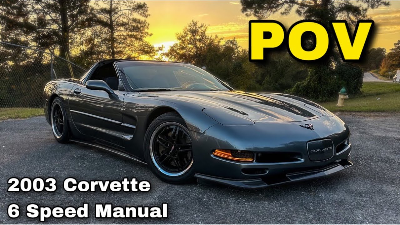 Каково это — водить Corvette C5 с кулачковым механизмом // 6-ступенчатая механика (от первого лица)