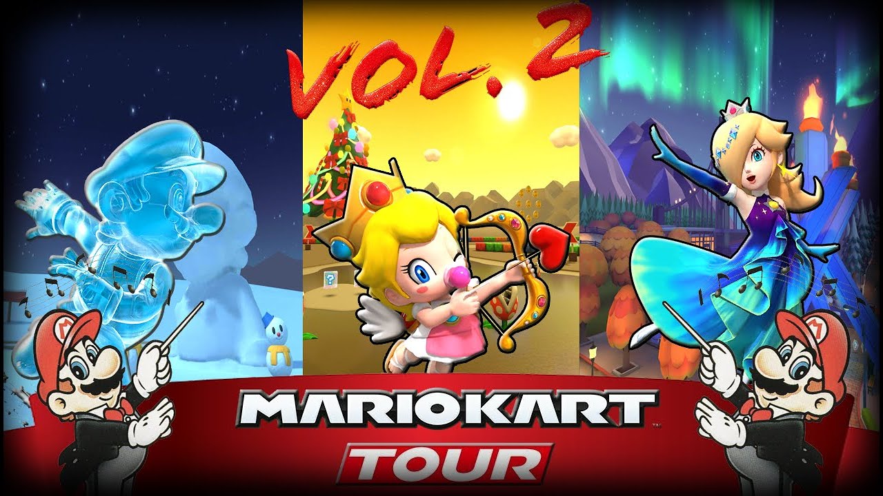 Mario Kart Tour - All TOUR Musics (Ice - Baby Rosalina) - Vol.2