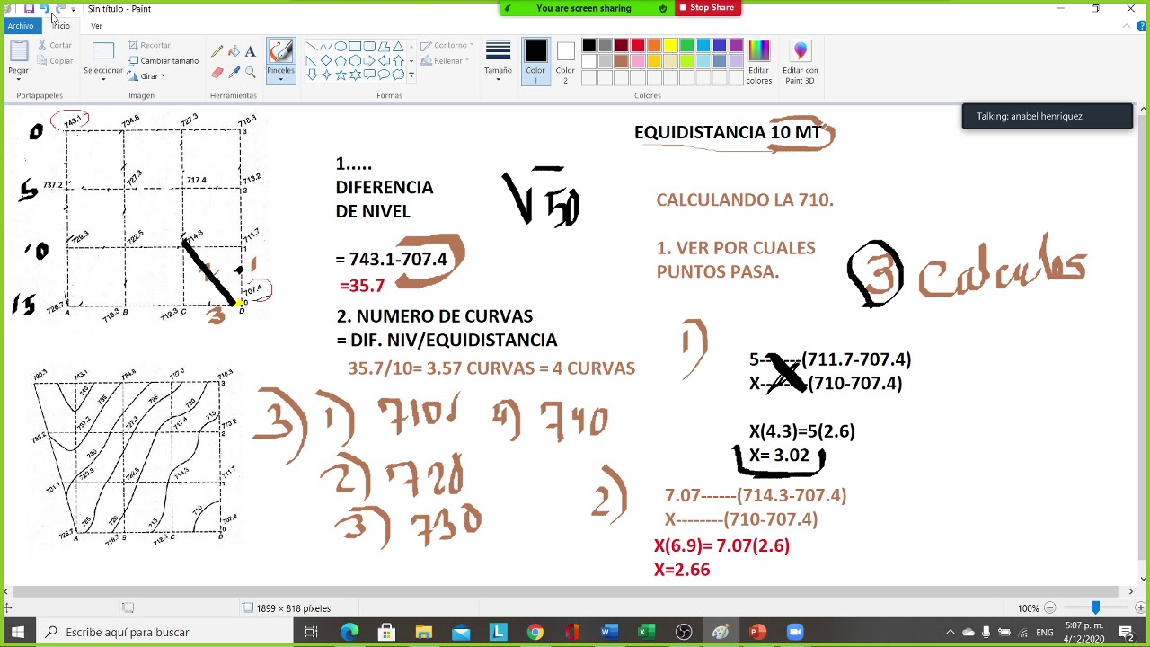 curvas de nivel 4, 2020.2