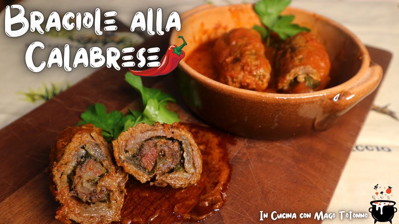 BRACIOLE AL SUGO alla Calabrese - Ricetta Facile e Veloce