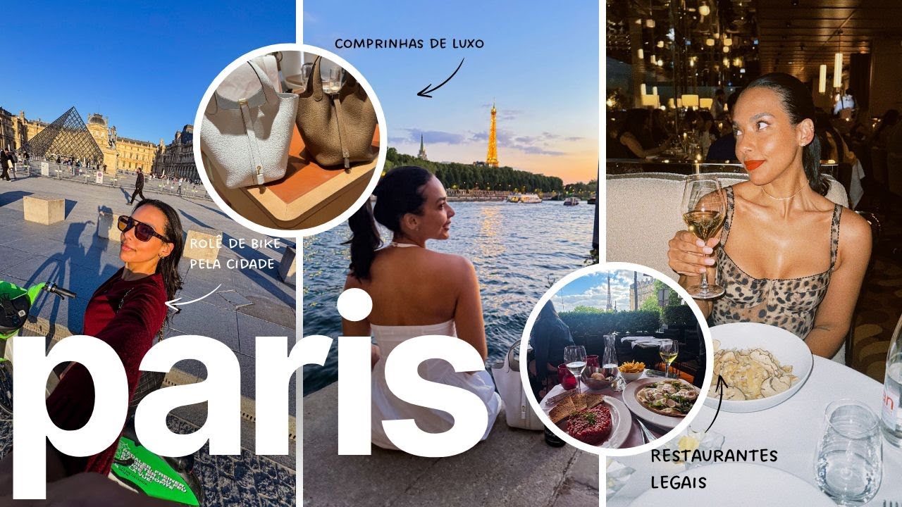 Um final de semana em PARIS | rolê de bike, pontos turísticos e MUITAS compras