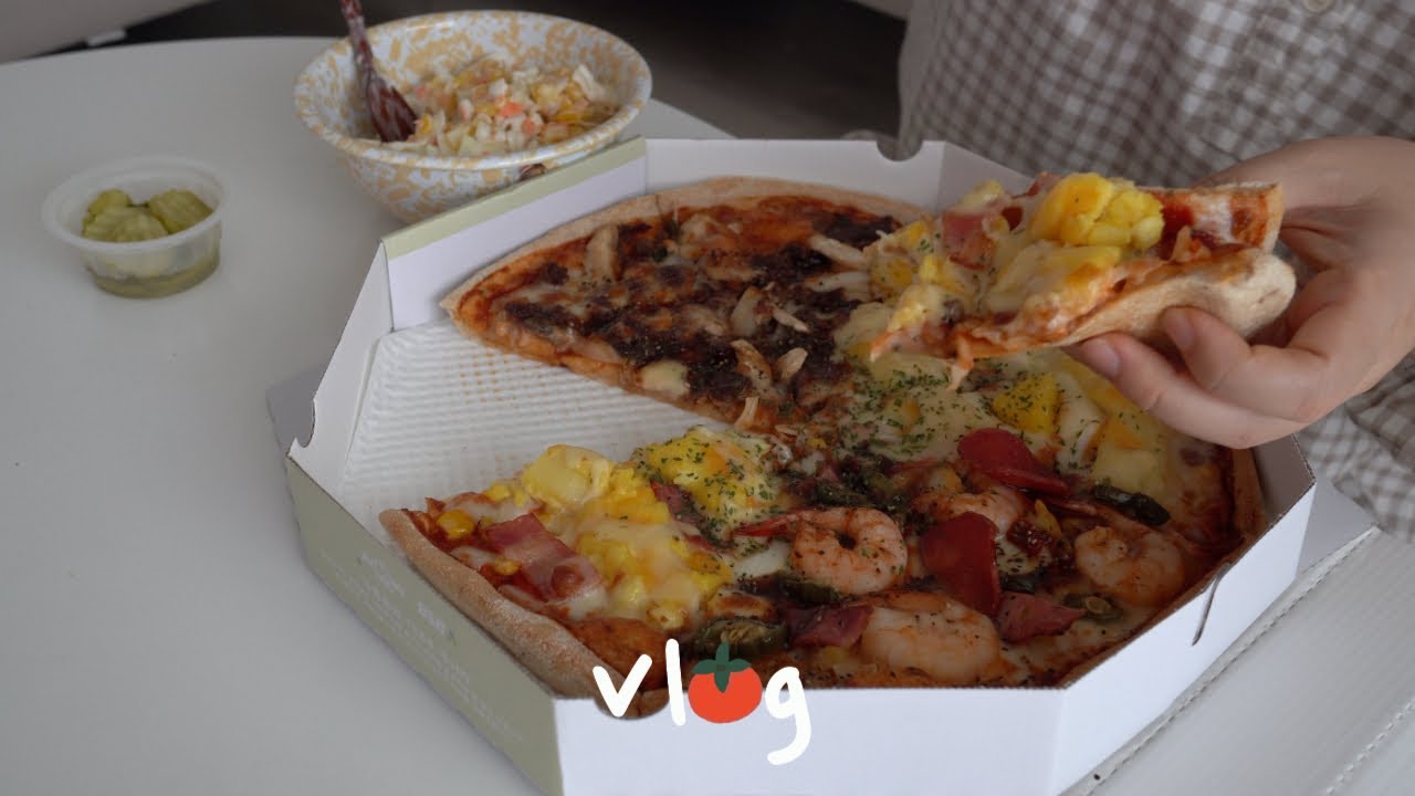 ENG) 간단한 여름집밥, 근데 이제 양은 안간단한 / 청년피자 / 쭈꾸미,에그타르트, 코울슬로, 땡초김밥, 컵누들 계란찜,육전,비빔국수