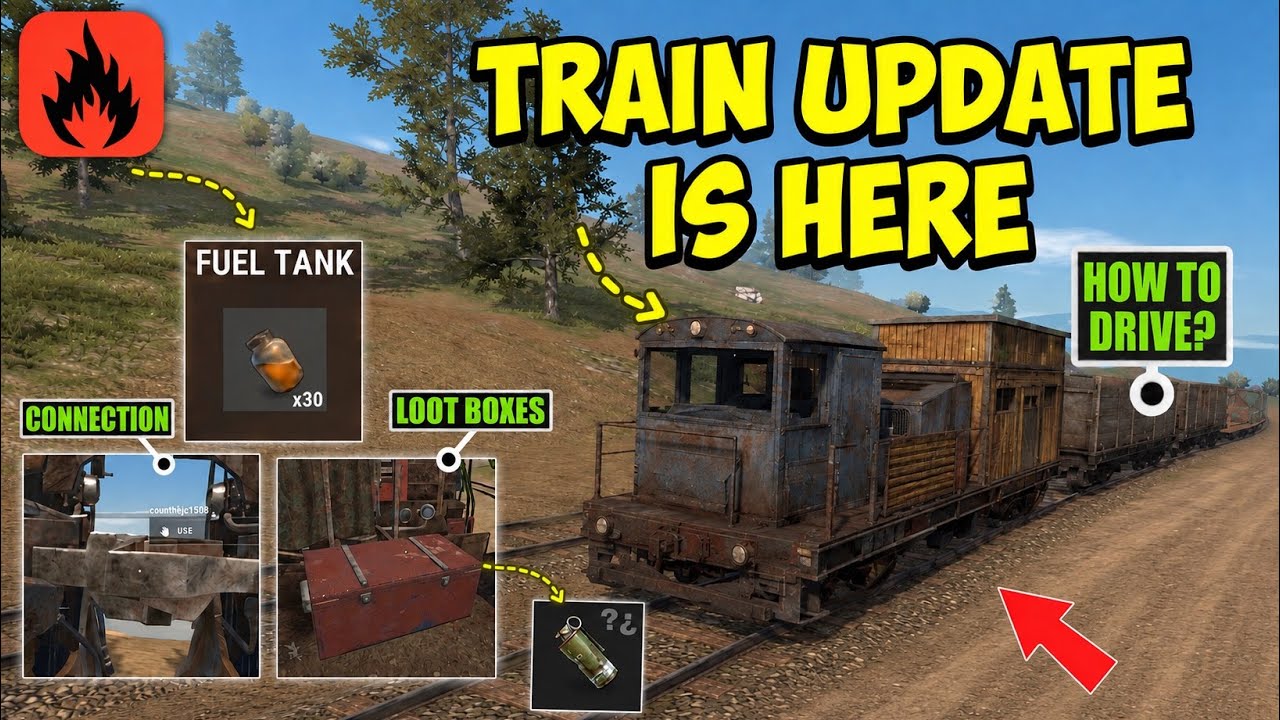 Finally The TRAIN Update Is HERE In Oxide Survival Island | Oxide Train Update  #oxideupdate #oxide