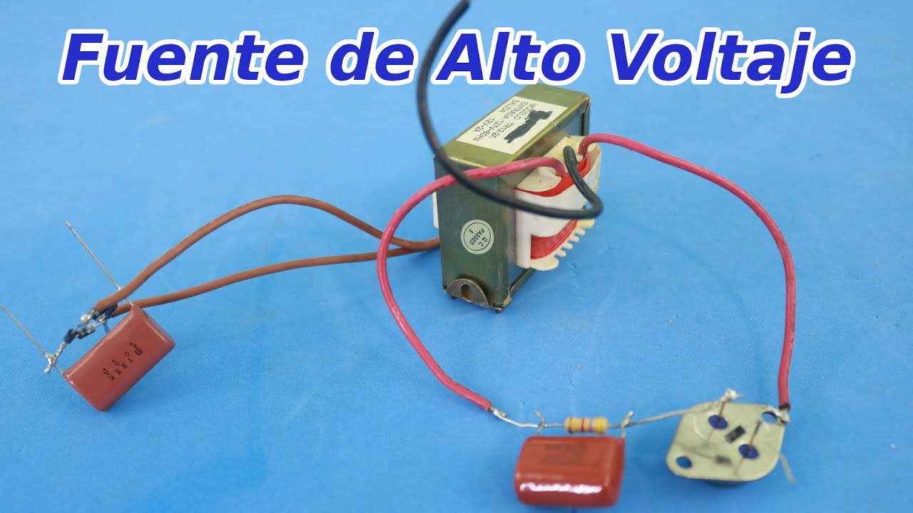 Fuente de Alto Voltaje Super Simple