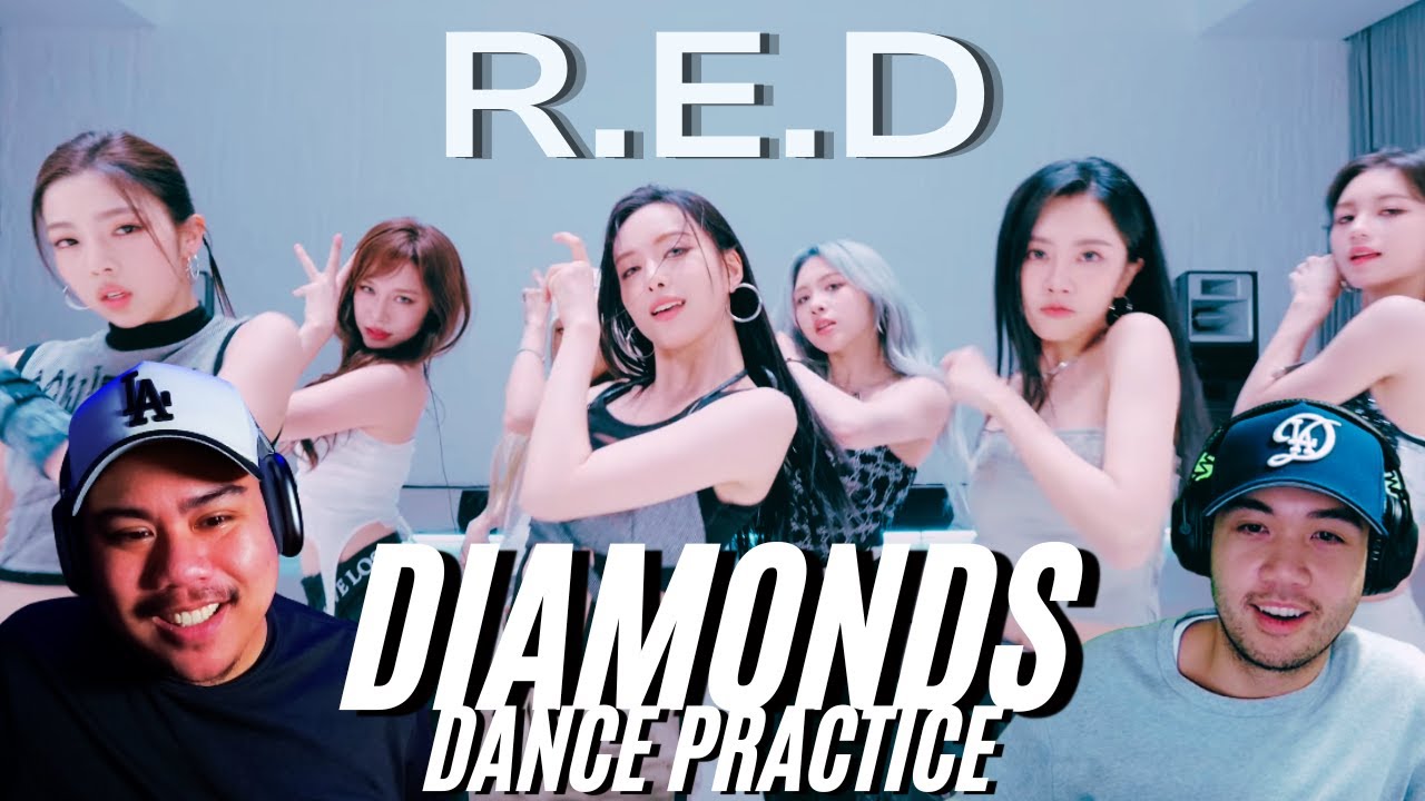 R.E.D 'DIAMONDS' Dance Practice (Fix Ver.) Reaction