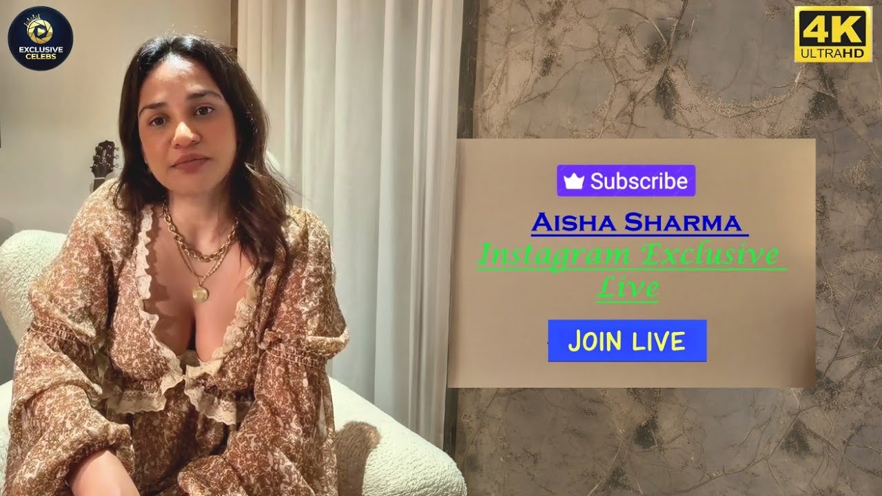 Aisha Sharma Instagram Exclusive Live | Exclusive Live | Bollywood Actress 