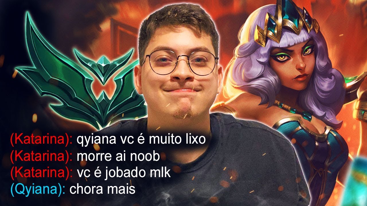 QUANDO O TOP 1 AKALI JOGA DE QIYANA - NAGASAWA