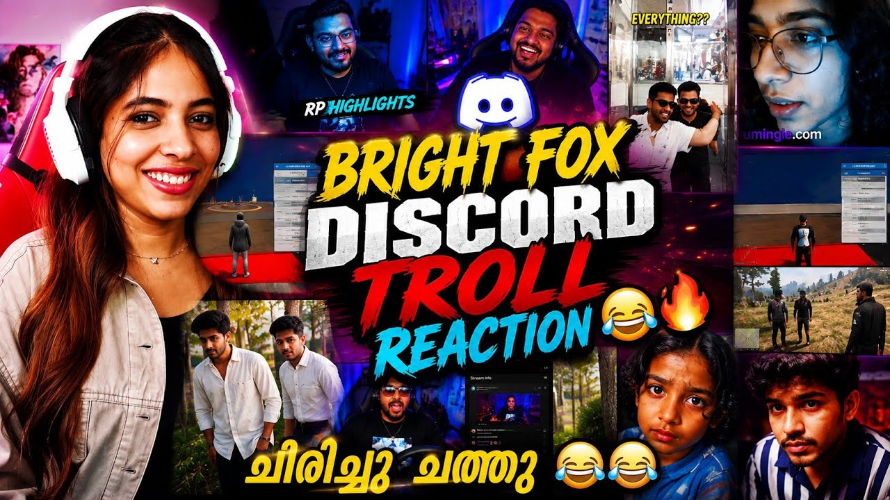 BRIGHT FOX DISCORD TROLLS REACTION 😂🔥ചിരിച്ചു ചത്തു 😂😂🔥