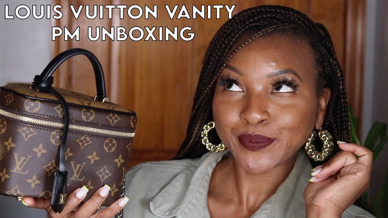 LOUIS VUITTON VANITY PM HANDBAG UNBOXING | LUXURY HANDBAG UNBOXING | LUXURY HAUL | KENSTHETIC