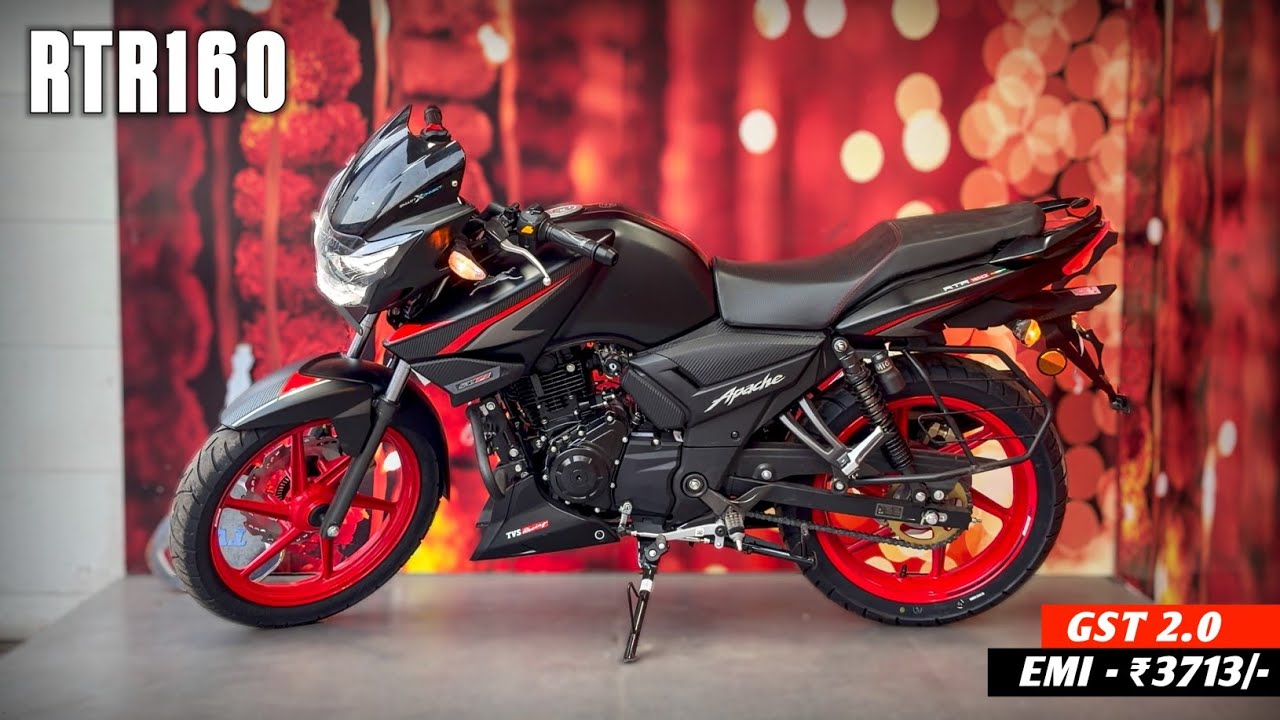 TVS Apache RTR 160 2V 2026 Model | GST 2.0 - On Road Price 😱