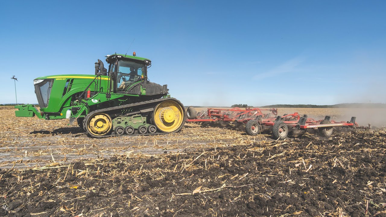 ZS Sloveč - John Deere 9560RT & Horsch Terrano 12FG