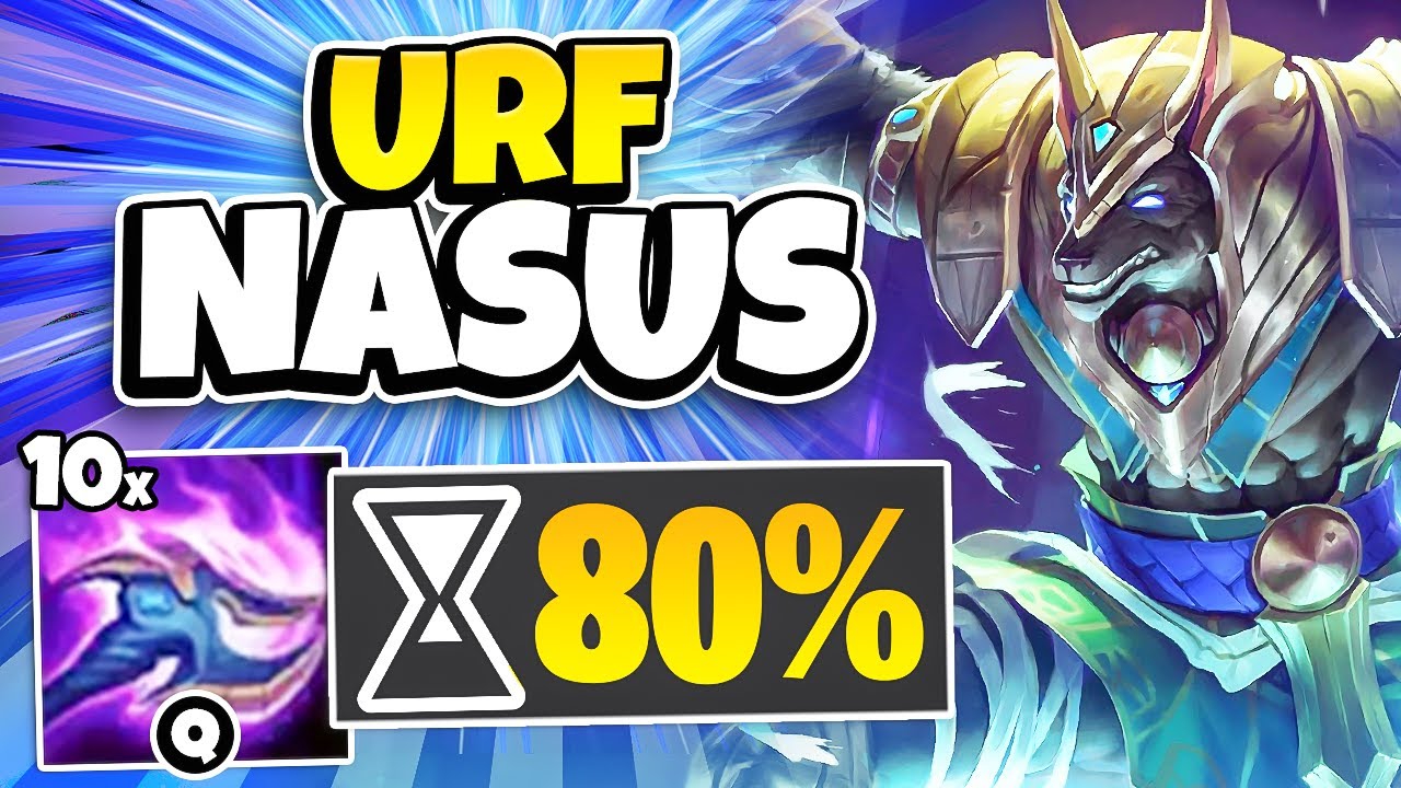 *URF 2024* NASUS BUT MY Q HAS A 0.8 SECOND COOLDOWN (STACK 10X FASTER)