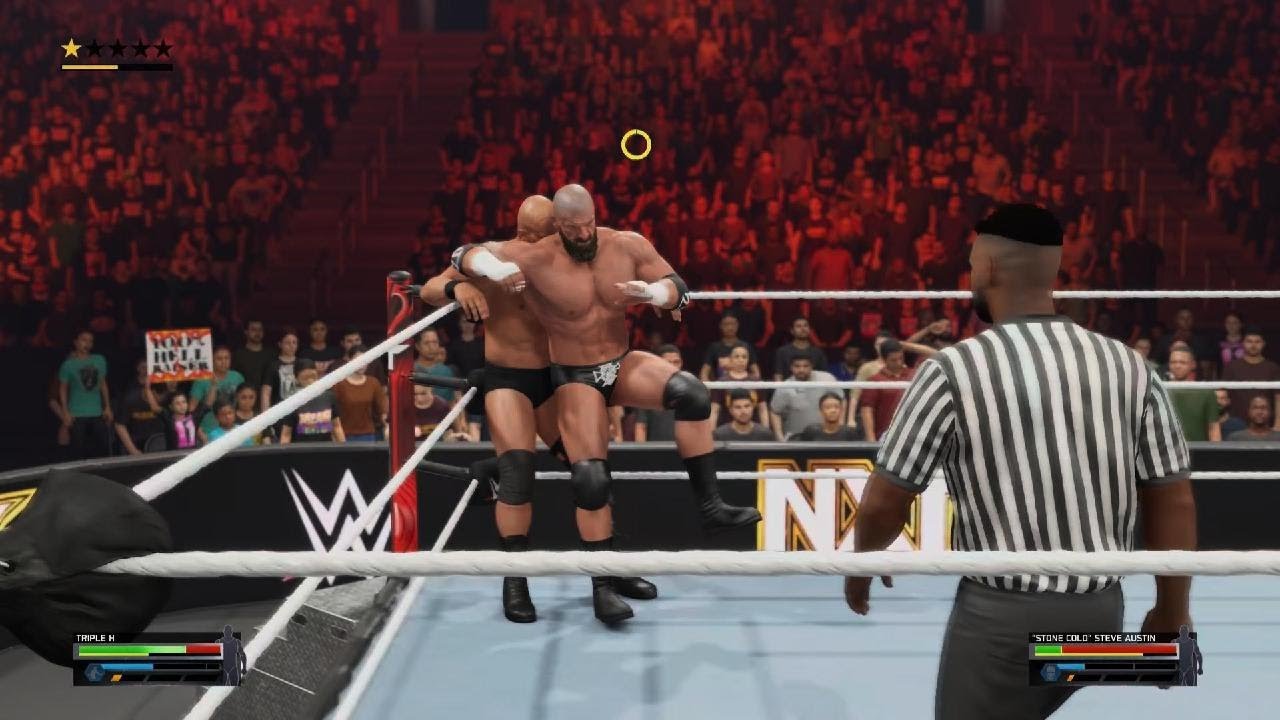WWE TRIPLE H vs stone cold steve ostin