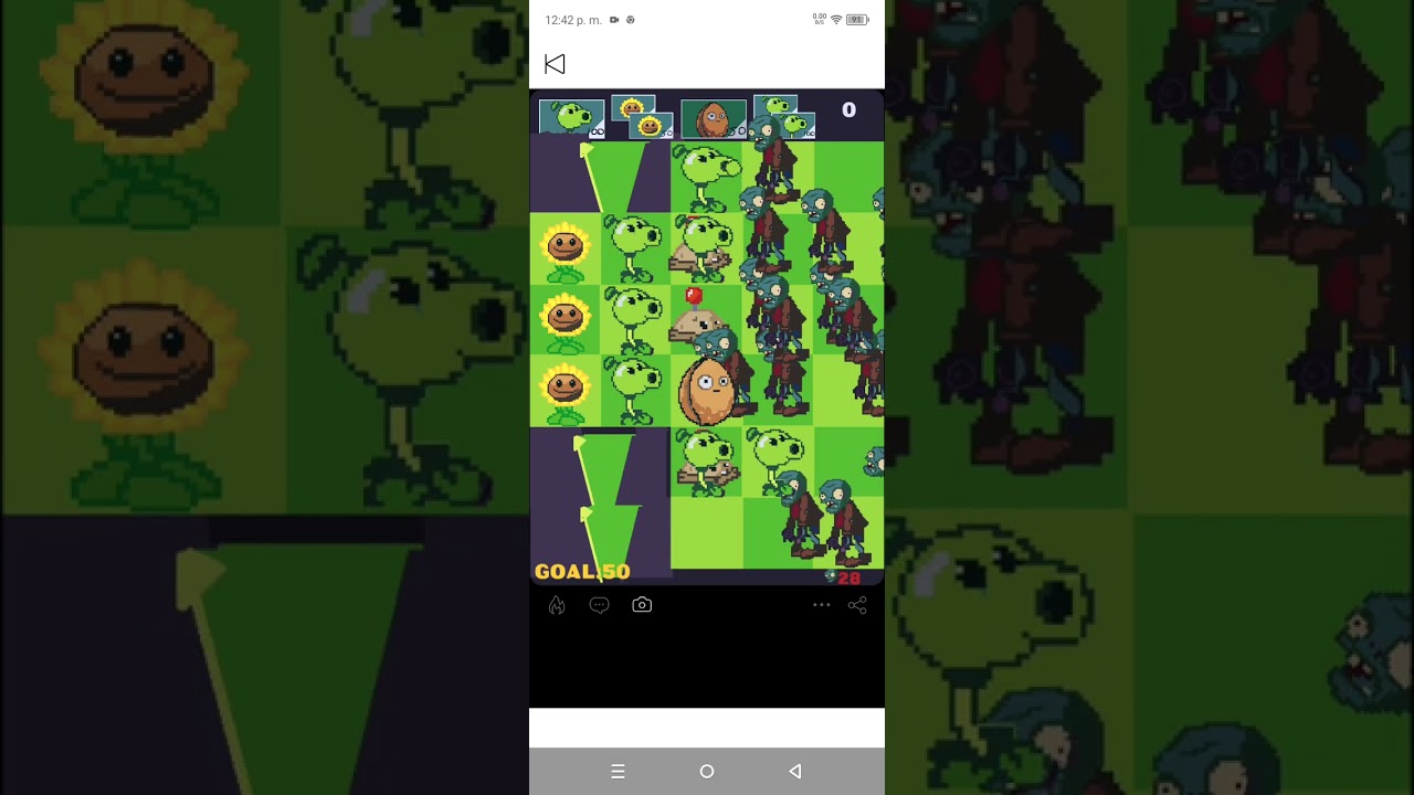jugando plantas vs zombis corrupto
