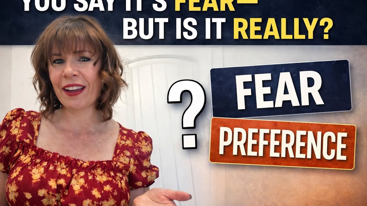 Is it fear or preference? 