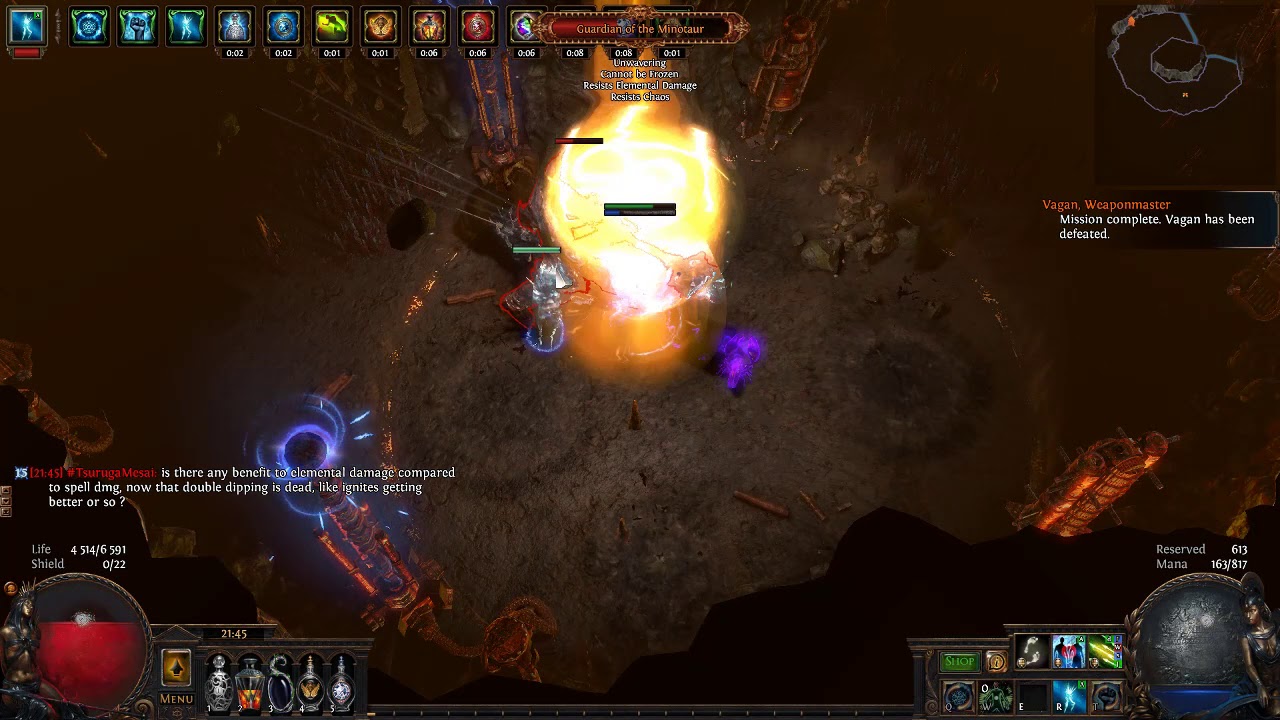 PoE Doomfletch Prism Pathfinder Minotaur in Harbinger league