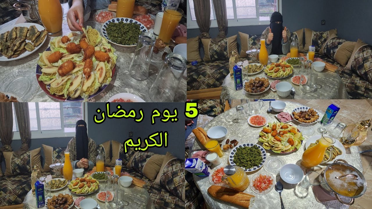 خمسه ايام من رمضان الكريم وما شاء الله على اللمه انا واولادي وراجلي