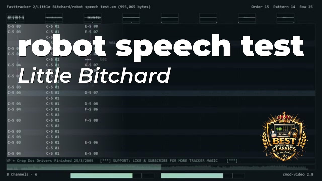 Little Bitchard - robot speech test
