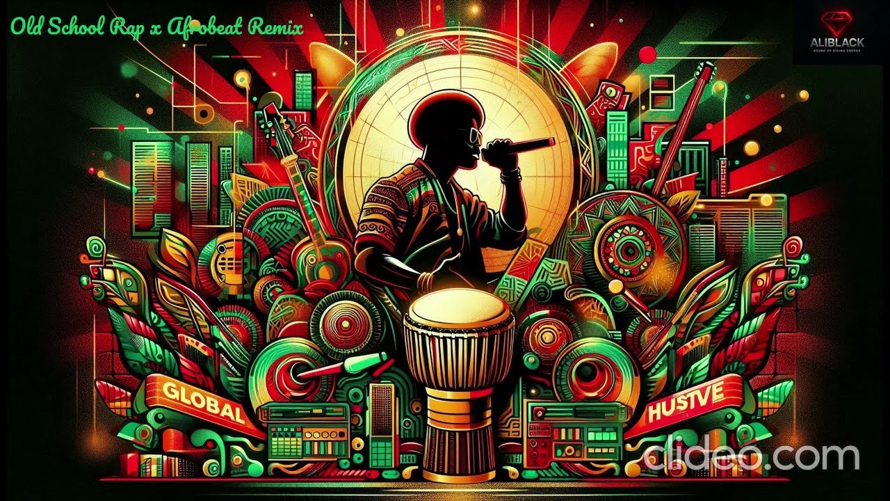 “Global Groove Hustle – DJ ALI BLACK  Old School Rap x Afrobeat Remix”