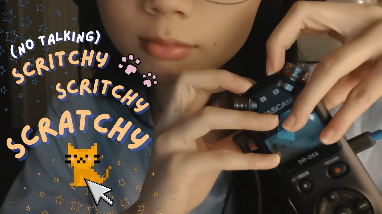 asmr | scritchy scritchy scratchy on the tascam (no talking, looped)