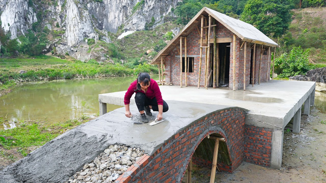 180 Days of Building a Floating House, A Girl's Passion - Swiss Architecture, Natural Stone Cladding