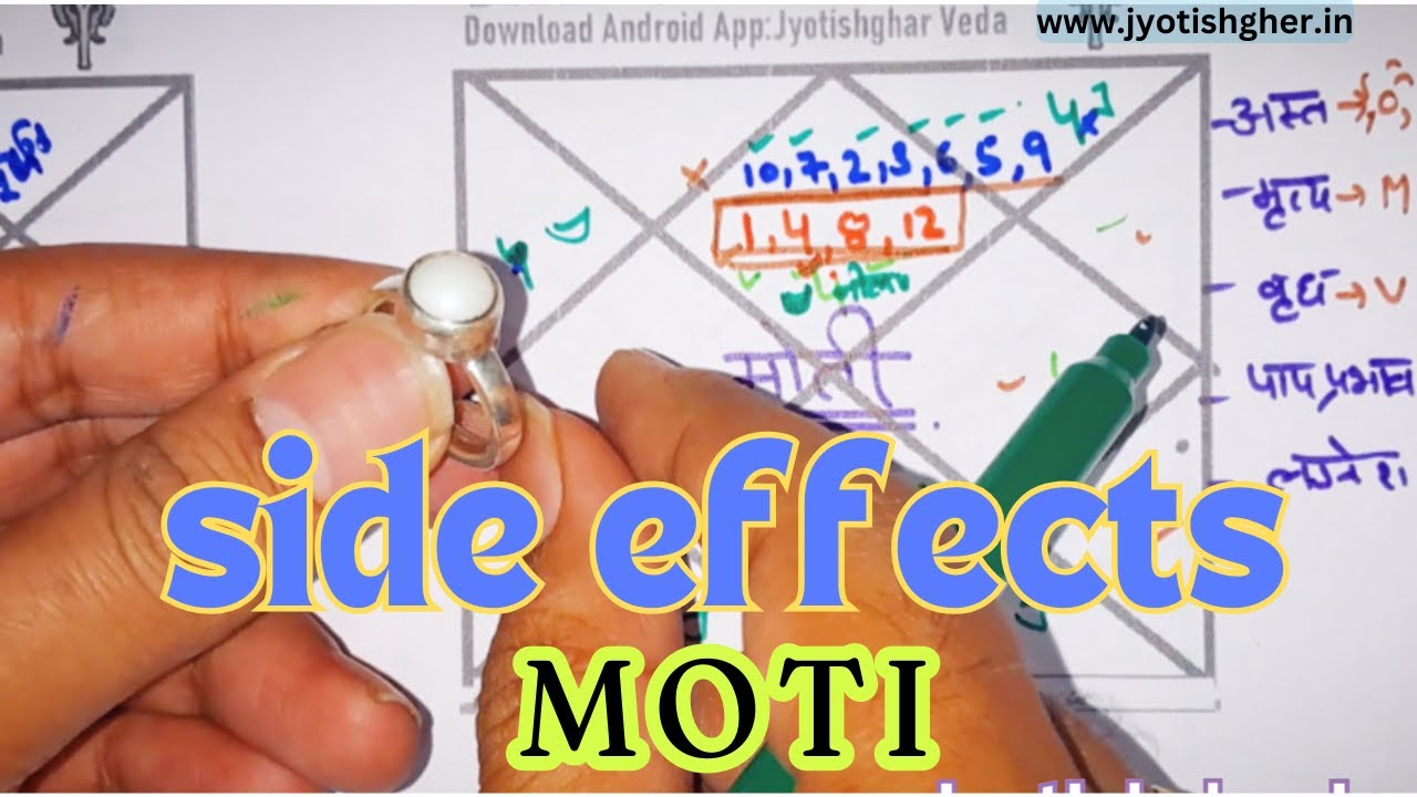 मोती की अंगूठी पहनने के साइड इफेक्ट्स | Best day to wear moti | Pearl ring Bad Results#moti | Part-2