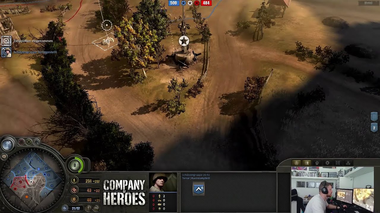 Company of Heroes 1 | 1v1 Langres Leaderboards 2025 | Live Gameplay by Terror|RunIntoMySkills
