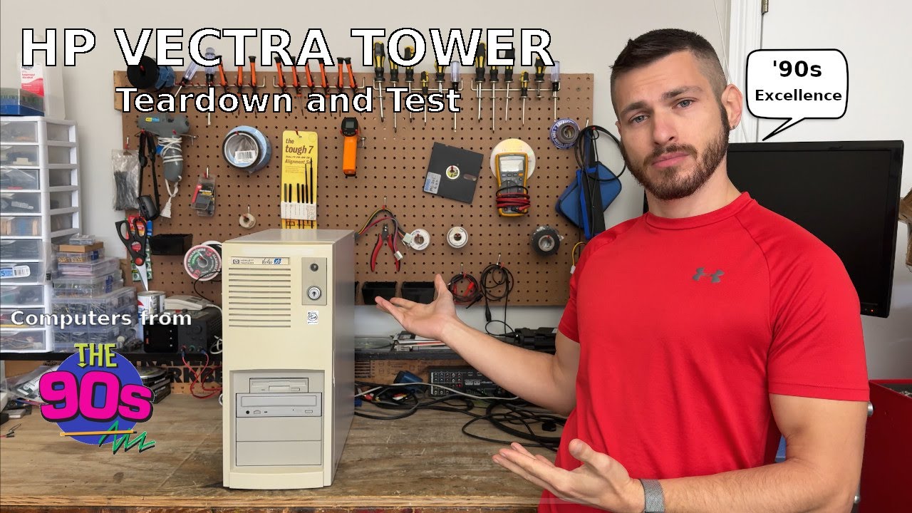 The HP Vectra XA Tower - Beast computer from the '90s. Teardown and test.