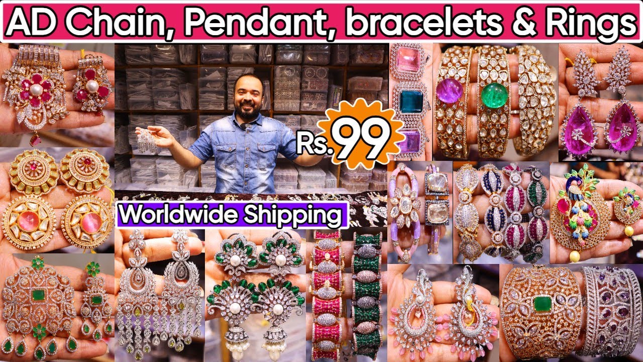 Fancy Designer AD Chain, Pendants, Bracelets & Rings Collection 2024 | Premium Exclusive Designs
