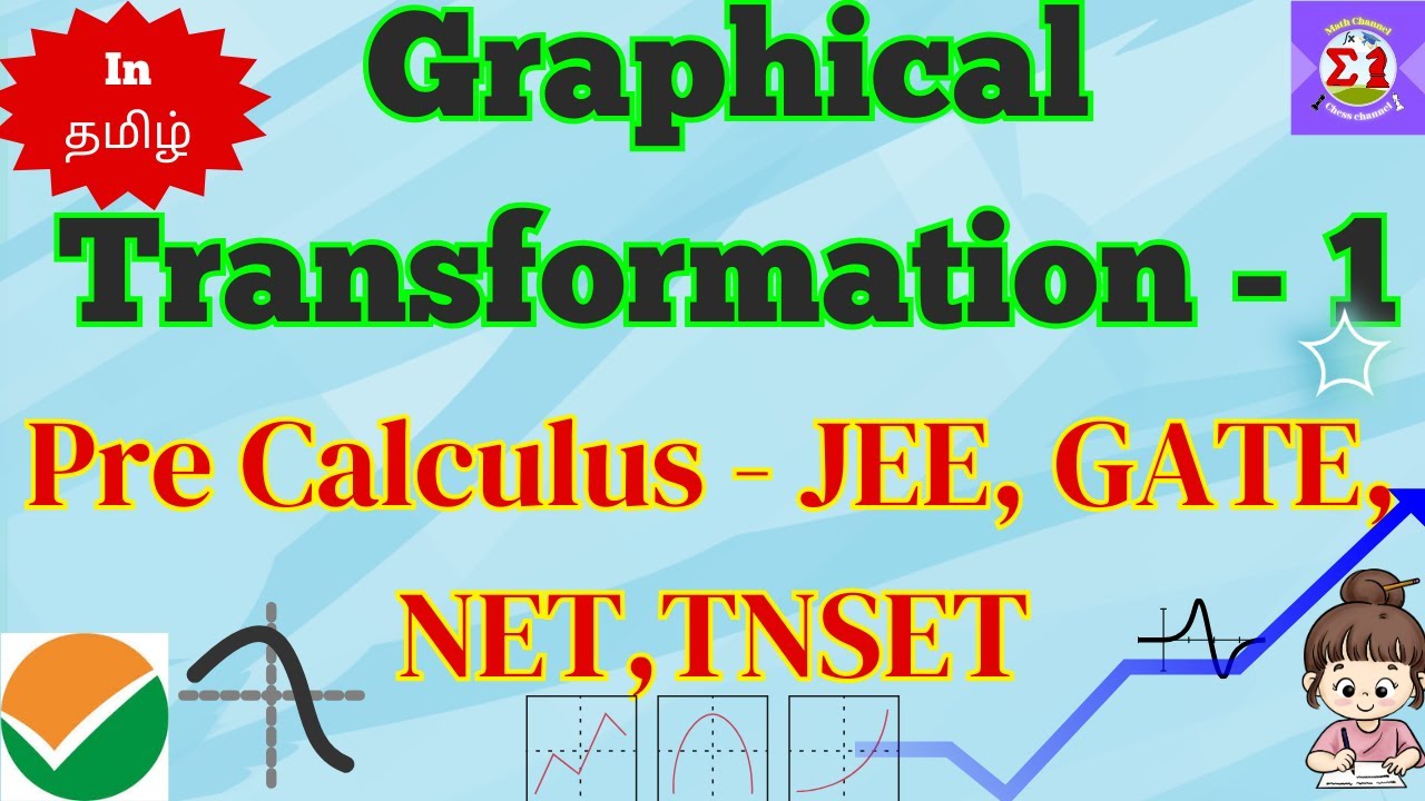 Introduction to Graphical Transformation - 1 | Pre Calculus | JEE Exam | Justin Edwin M.Sc, B.Ed