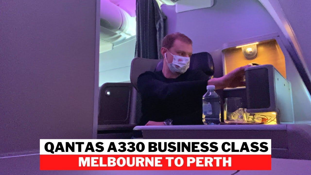 Qantas A330 Business Class From Melbourne To Perth | An Excellent Experience!