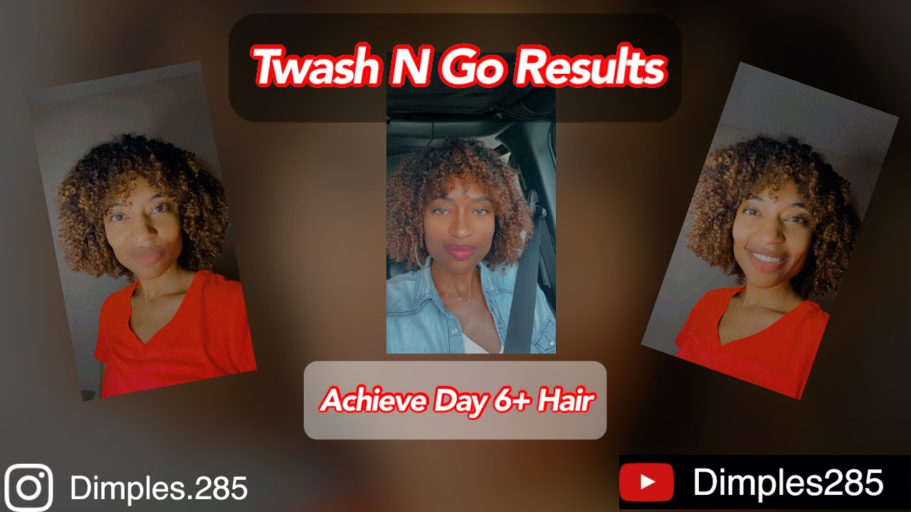 Day 6 TWASH N Go (Twist + Wash N Go) Results